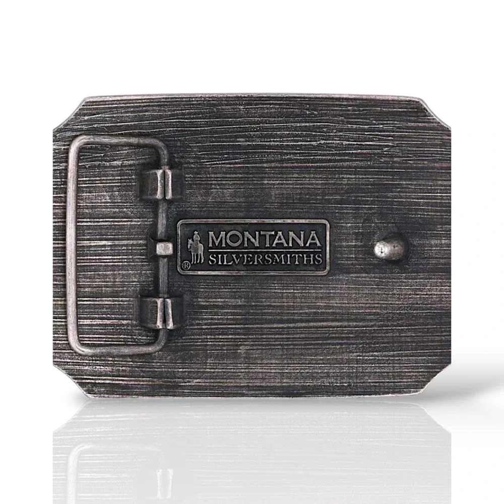 Montana Silversmiths Dale Brisby‎ Bustin Broncs  & Honky Tonks Belt Buckle ~ NEW